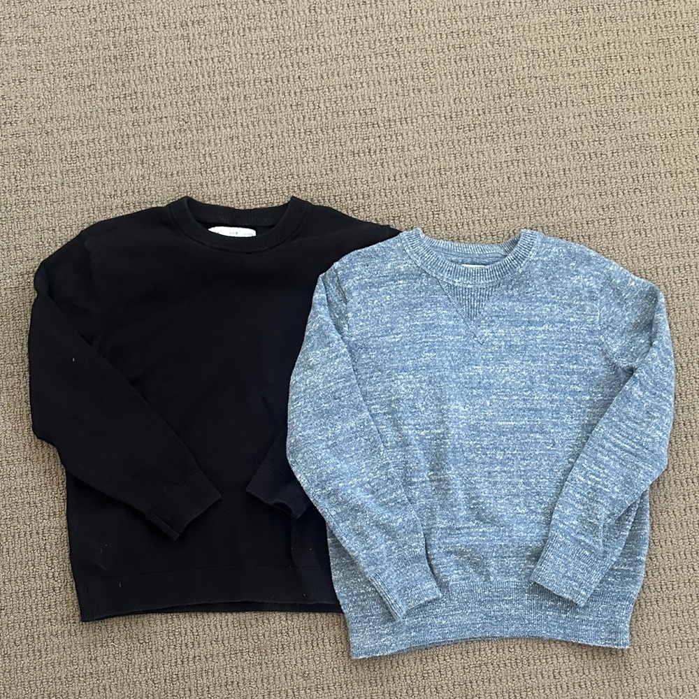 Kids size 8 small crew neck sweaters Zara gap kids